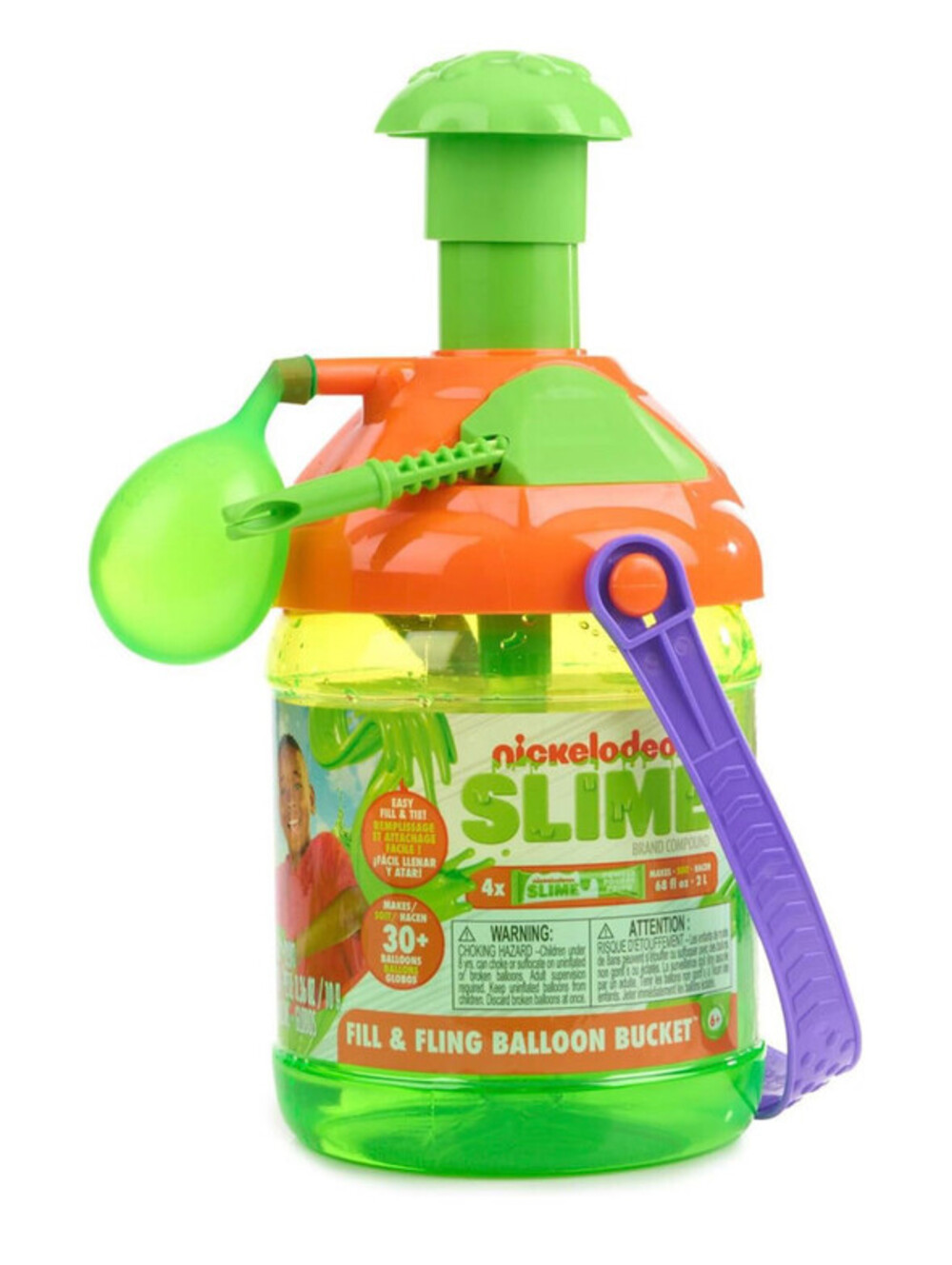 Nickelodeon Slime Fill & Fling Balloon Bucket
